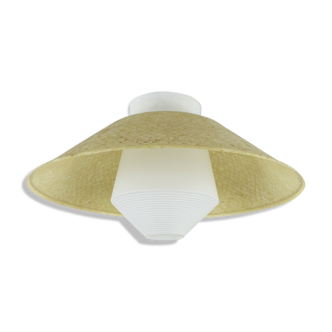 Rare Art Deco style ceiling light by Louis Kalff for Philips, 1950s