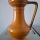 Old ceramic pitcher signed Angèle