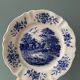 Set of 6 small plates in earthenware from Sarreguemines France, model "Romantic"