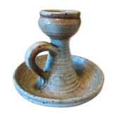 Bougeoir en grès vintage 1970