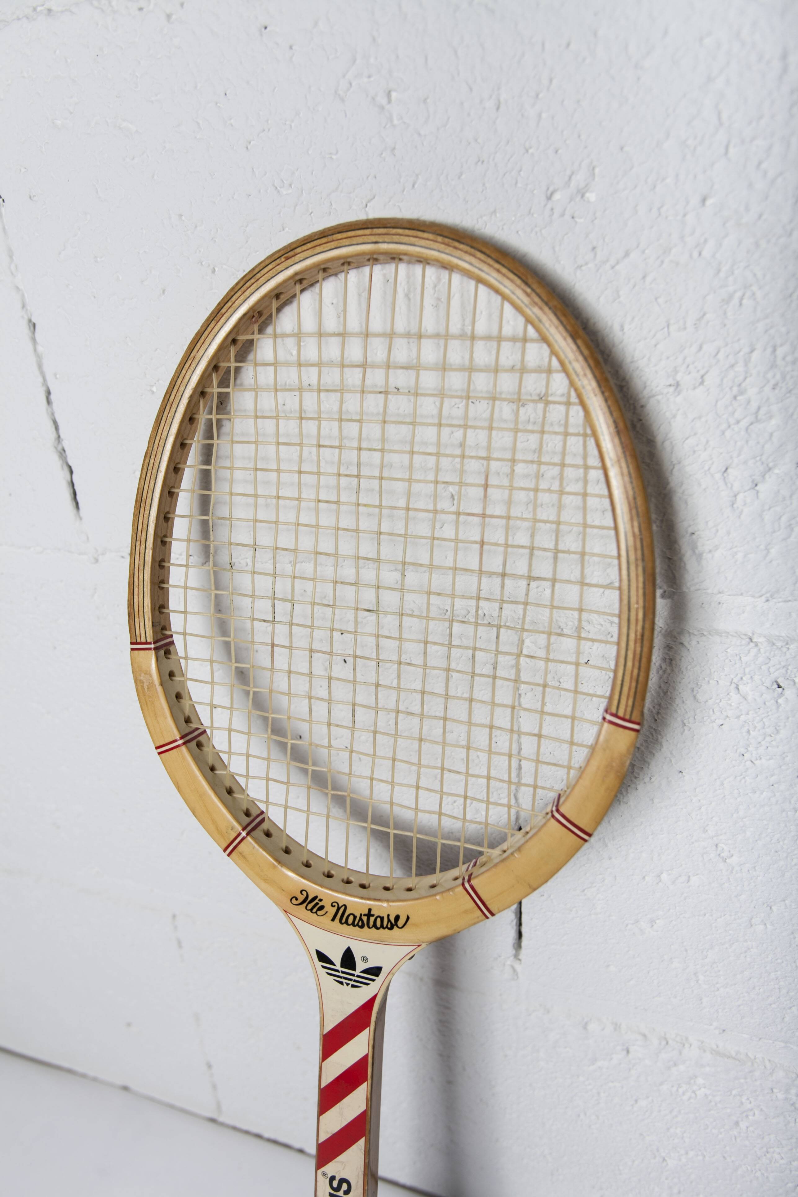 Adidas Ilie Nastase 70's tennis racket