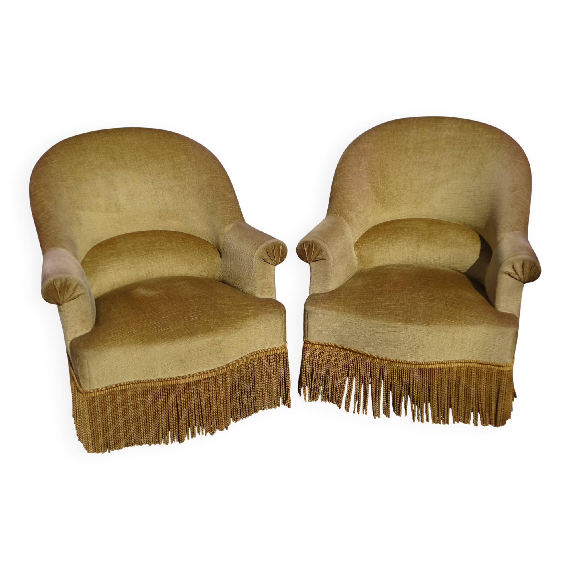 Fauteuils crapauds des années 1950s, les 2