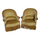 Fauteuils crapauds des années 1950s, les 2
