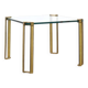 Hollywood Regency Brass and Glass Coffee Table by Peter Ghyczy, 1970s.