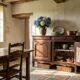 Old Breton oak sideboard – 2 doors, 2 drawers