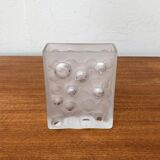 Mid-century German space age bubble glass vase by Gral, 1960s.