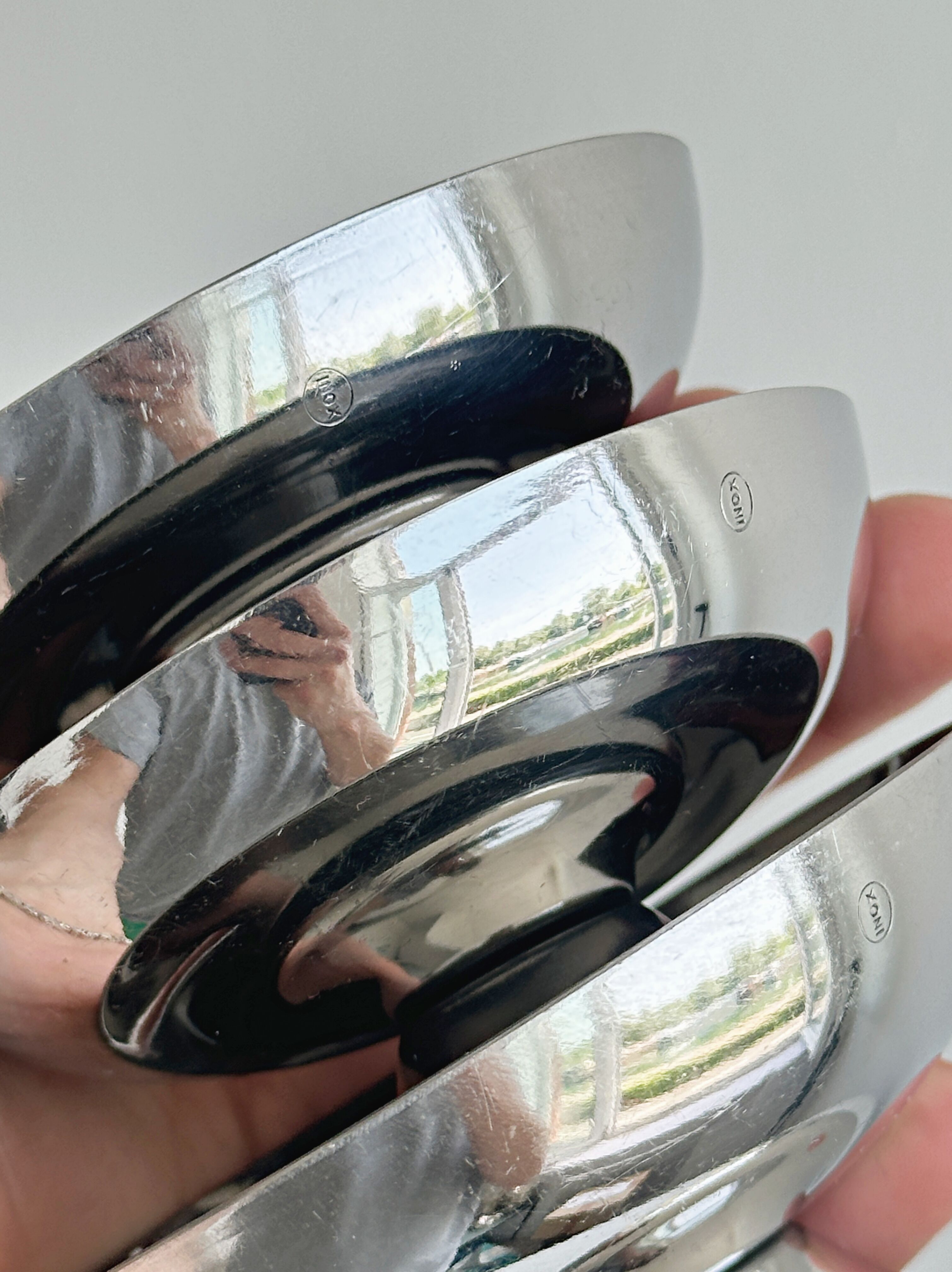 Set of 6 footed bowls