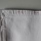 SHEET former 2 people in linen embroidered hand