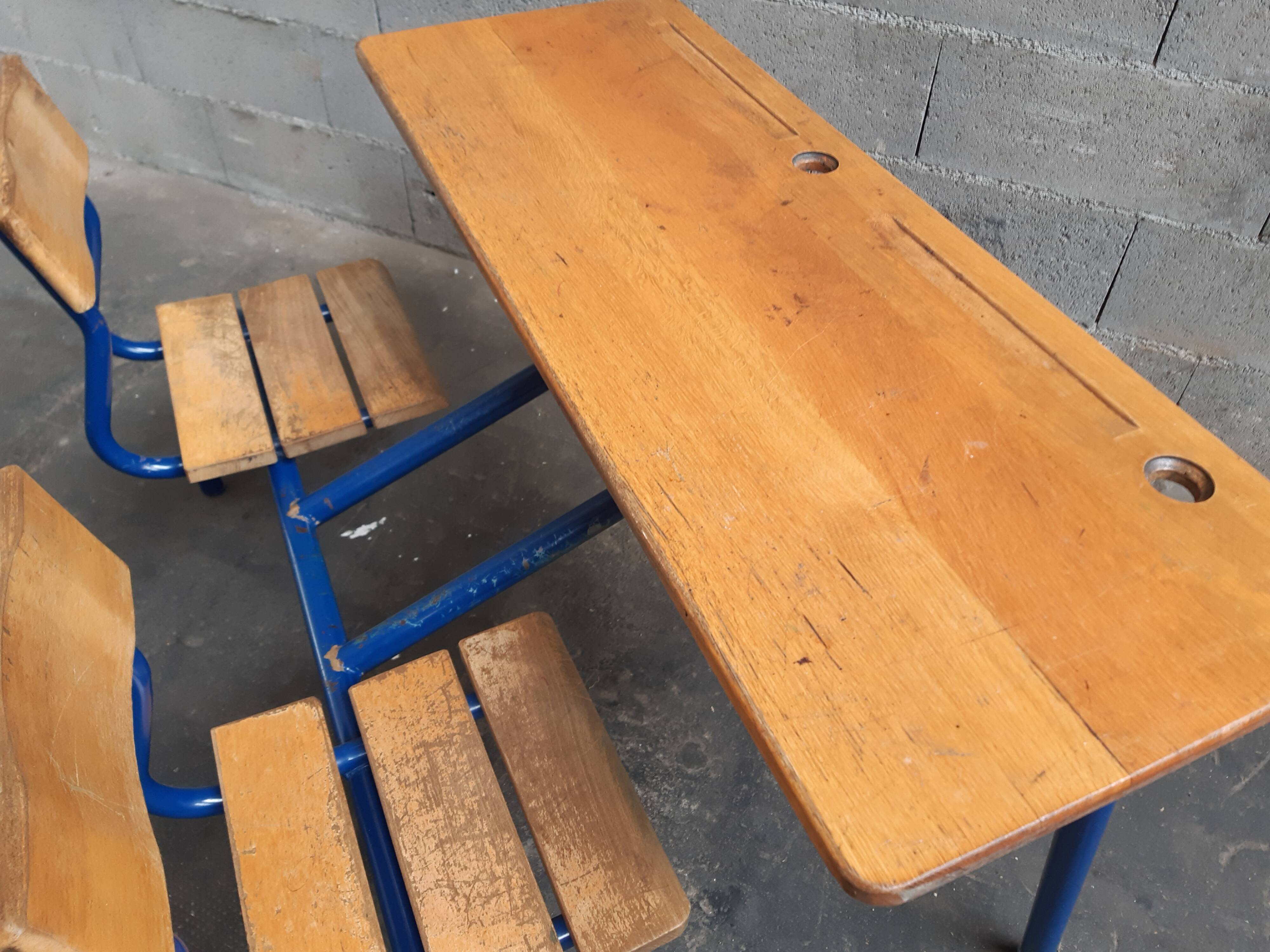 Vintage school desk