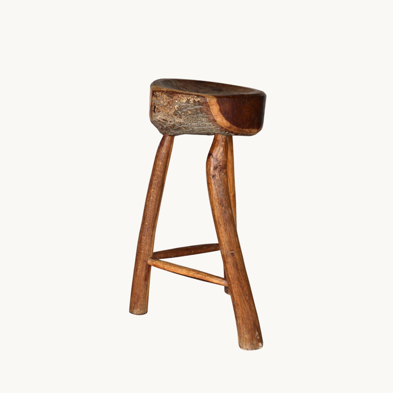 A set of three stools, France 1960s.