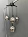 Chrome pendant lamp 1960s