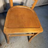2 wooden bistro chairs Thonet