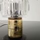 Pair of glass bedside lamps by Kamenicky Senov 1960