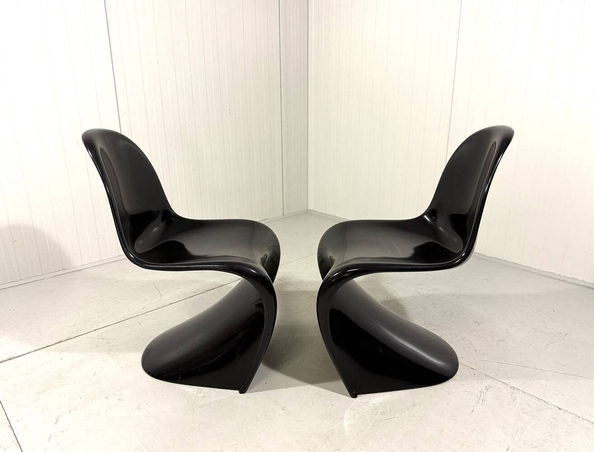 First edition Panton chairs by Verner Panton for Herman Miller 1960’s