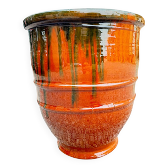 Ceramic pot Honey and Green H45xL38