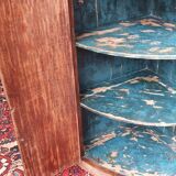 Solid oak corner cabinet