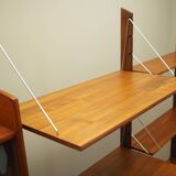 Teak system bookcase, Norwegian design, 1960s, production: Blindheim Mobelf