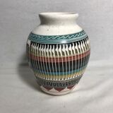 Old glazed ceramic vase