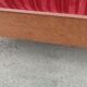 Meridian, old walnut and velvet daybed