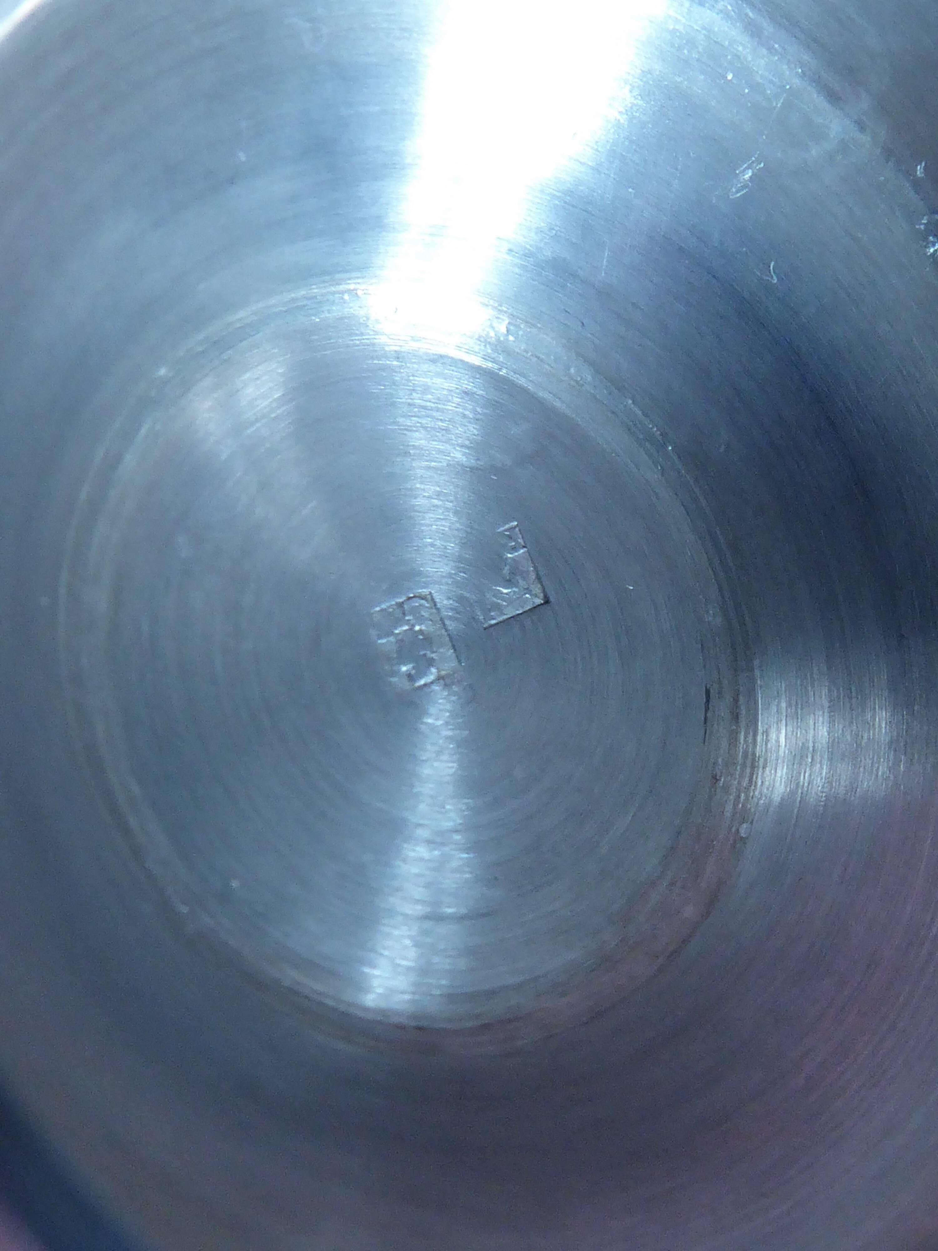 Cockerel + silver metal spoon