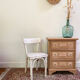 Small white wooden children's bistro chair