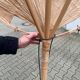Large Uchiwa Floor lamp by Ingo Maurer for M Design , Germany 1977