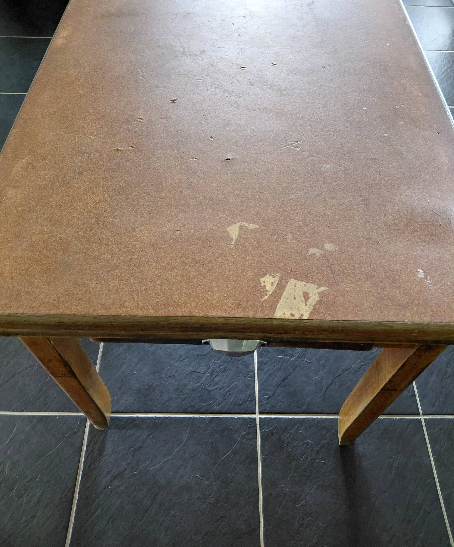 Table de ferme ancienne 50s
