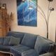 Floor lamp lily of the valley 70's