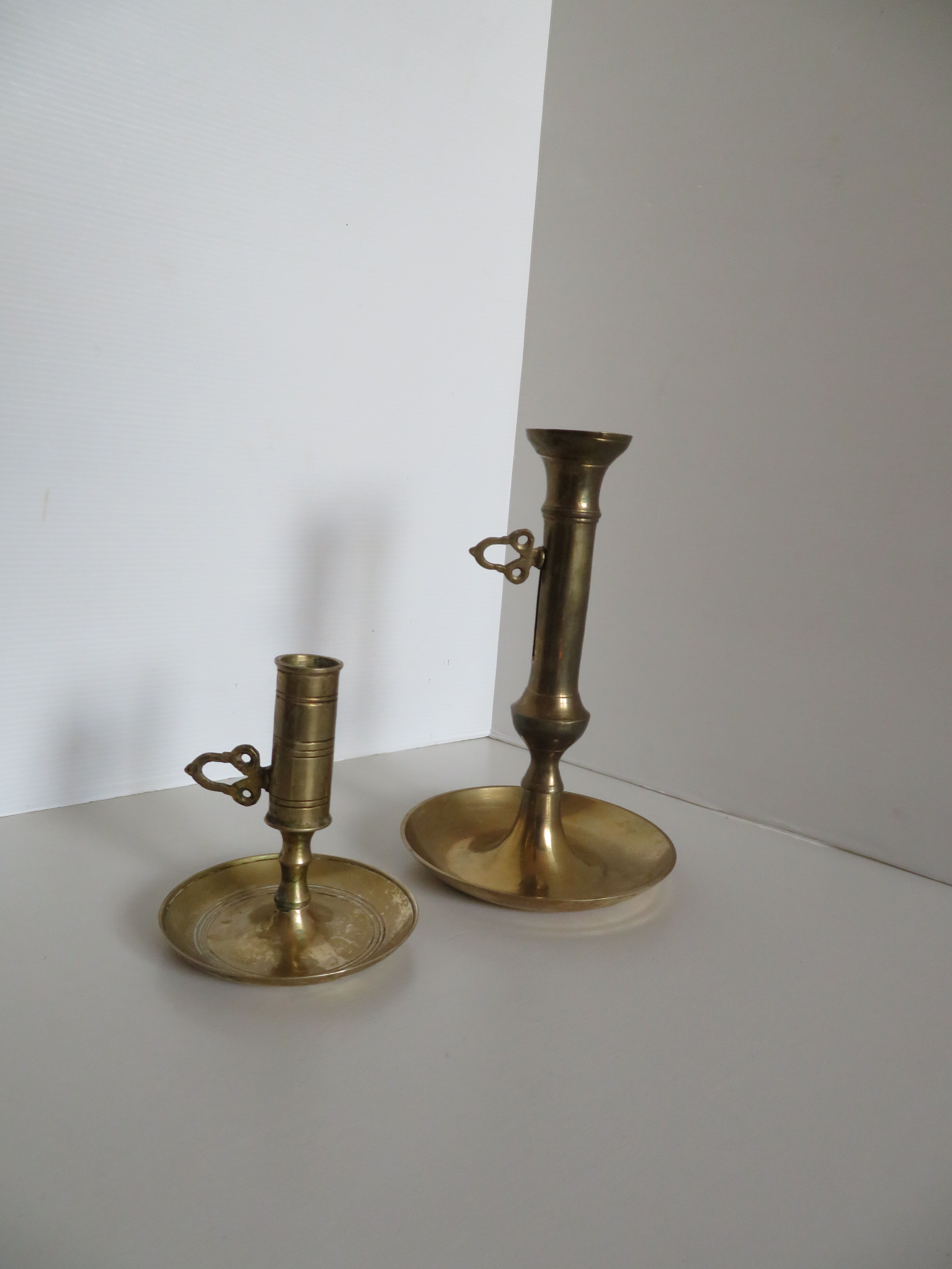 Brass candlesticks