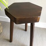 Tabouret tripode bois