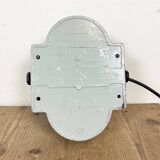 Industrial Cast Aluminium Wall Light with Frosted Glass from Elektrosvit, 1970s