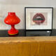 Vintage opaline orange bedside lamp štěpán tabera