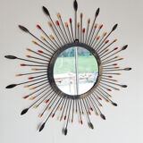 Metal sun mirror , 43 cm