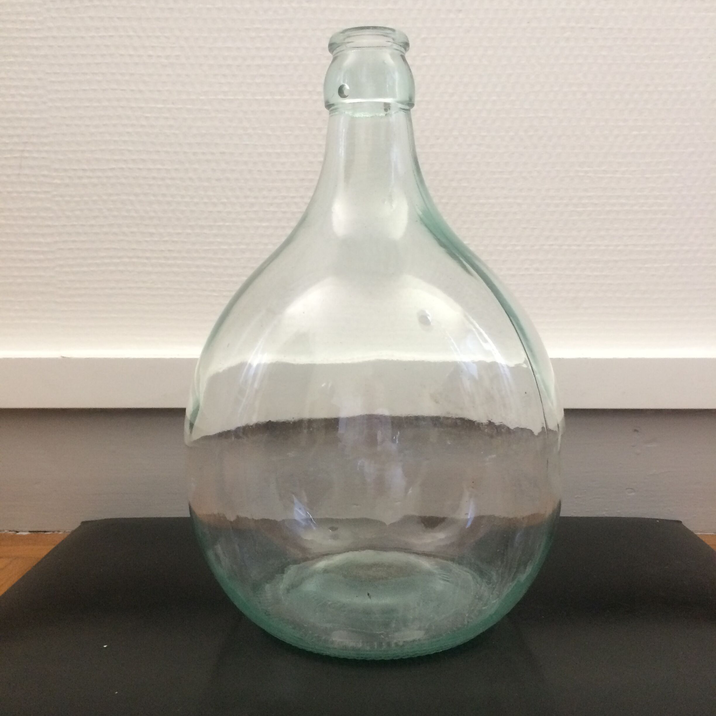 Demijohn transparent glass