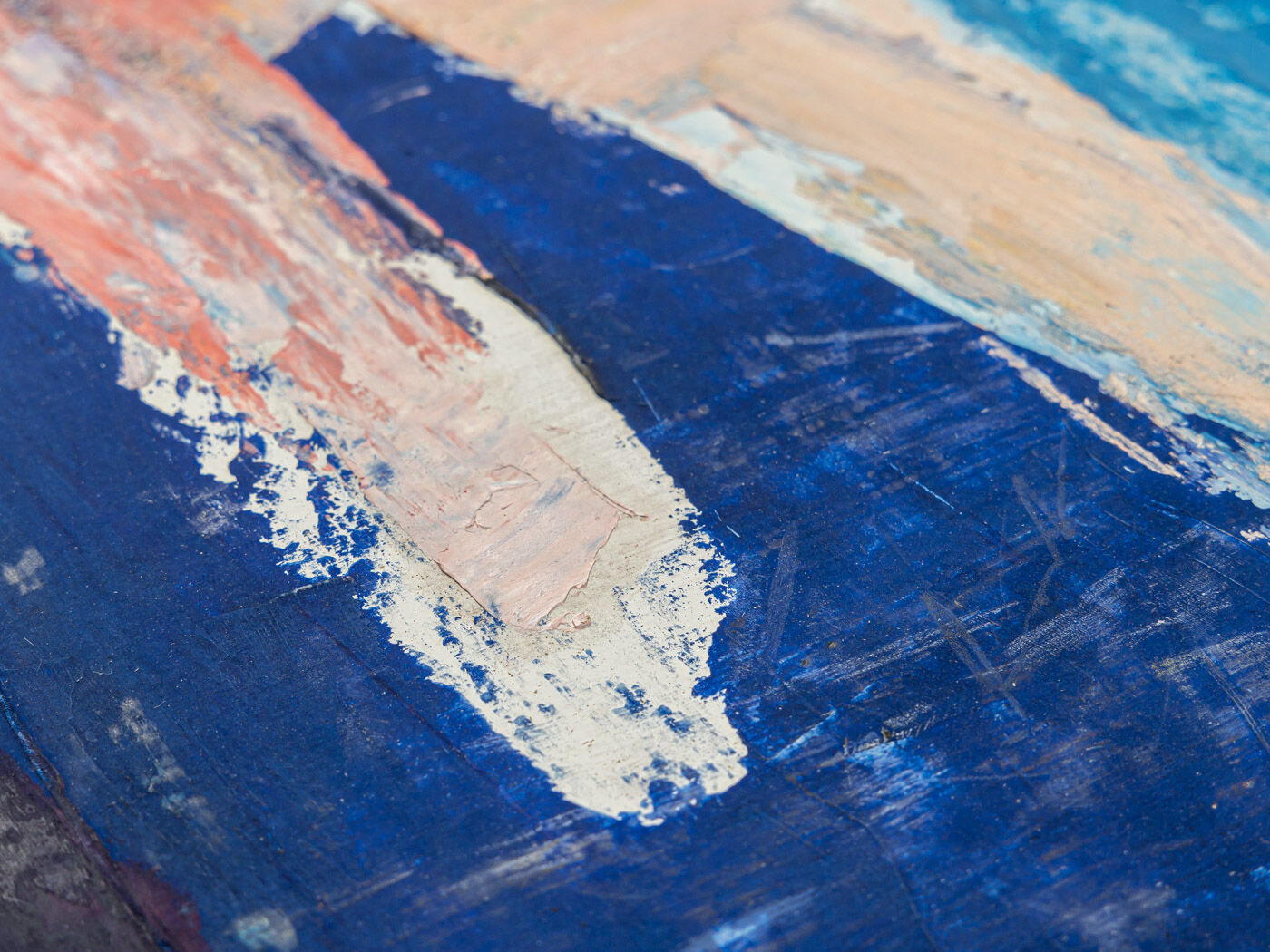 Heißer Tag, Acrylic on Cardboard, 82 x 68 cm