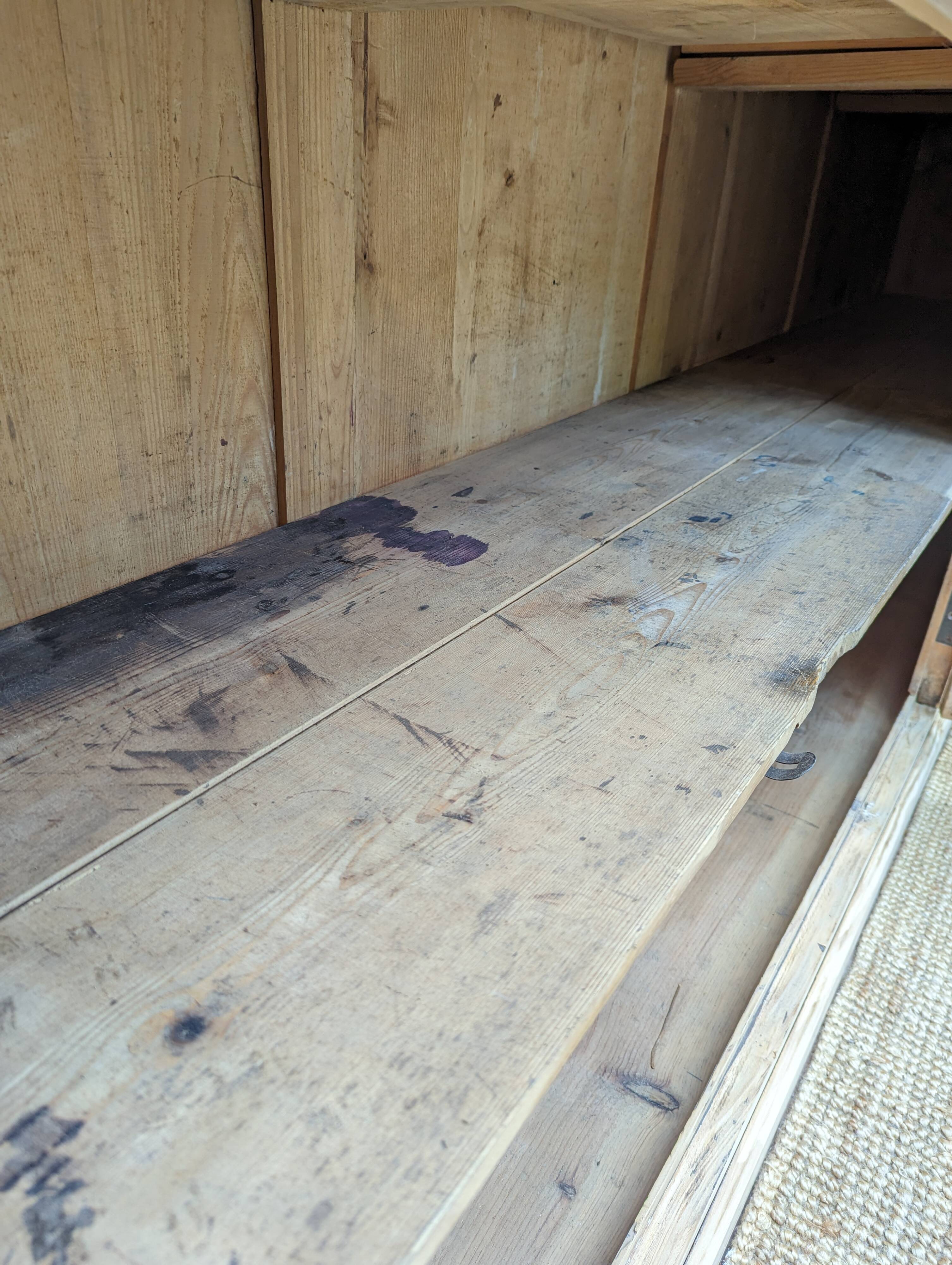 Old glazed furniture