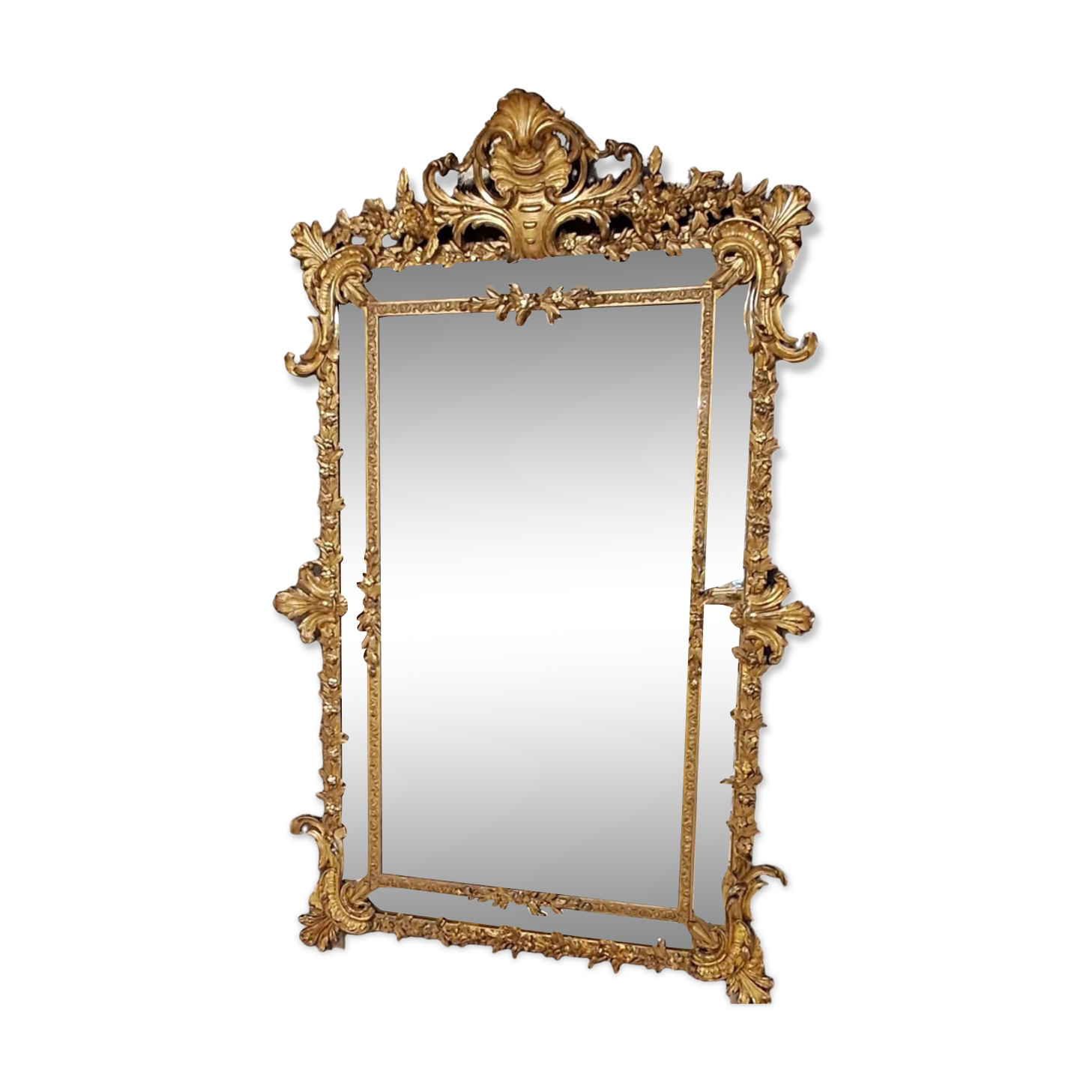 19th century mirror 177 x 114