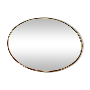 Grand miroir mural rond