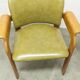 Bruno Rey solid beech bridge armchair for Dietiker 1960 green