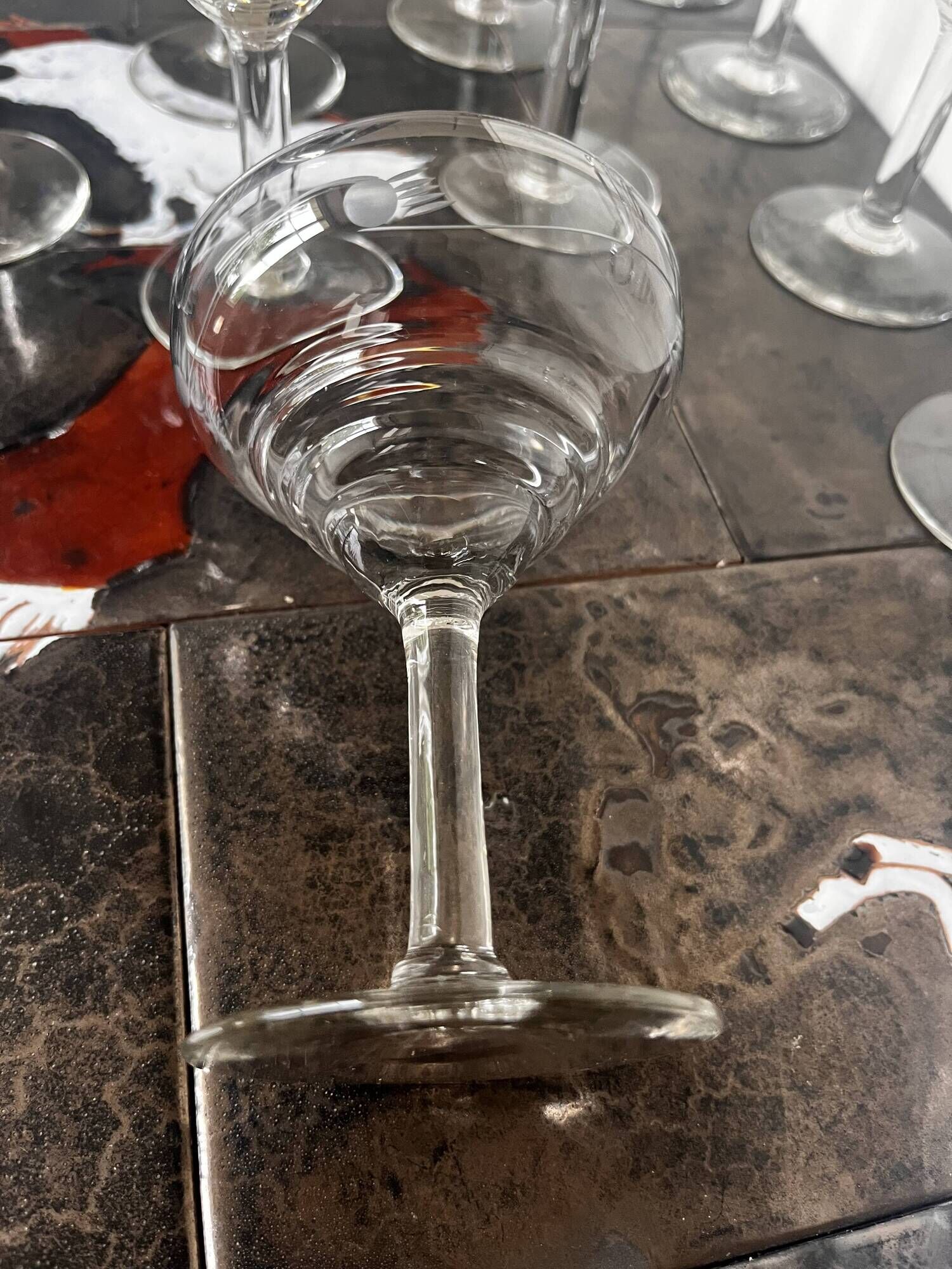 Antique champagne coupes
