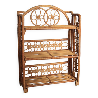 Small rattan shelf