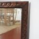 Wooden mirror 74 x 55 cm
