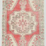 4x7 anatolian handmade vintage rug 215x138cm
