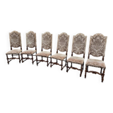 high back chairs x 6