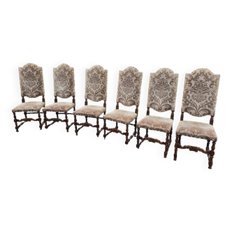 high back chairs x 6