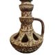 Pied de lampe brutaliste, fat lava 1970