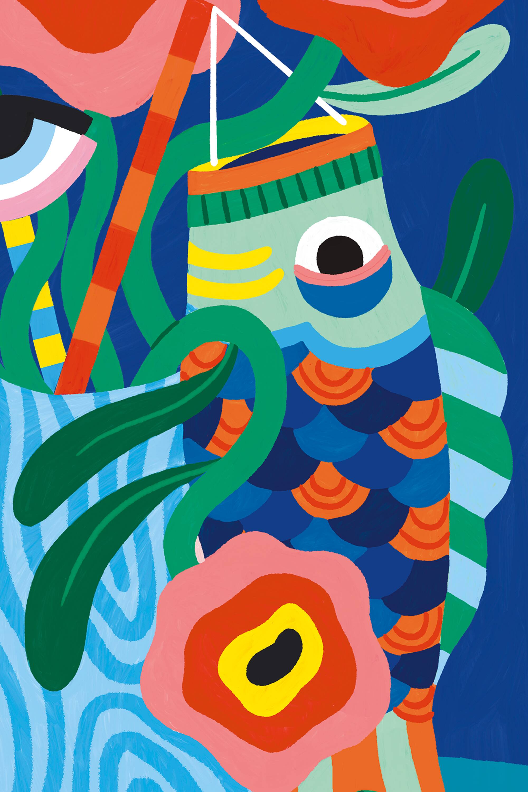 LE POISSON - illustration A4