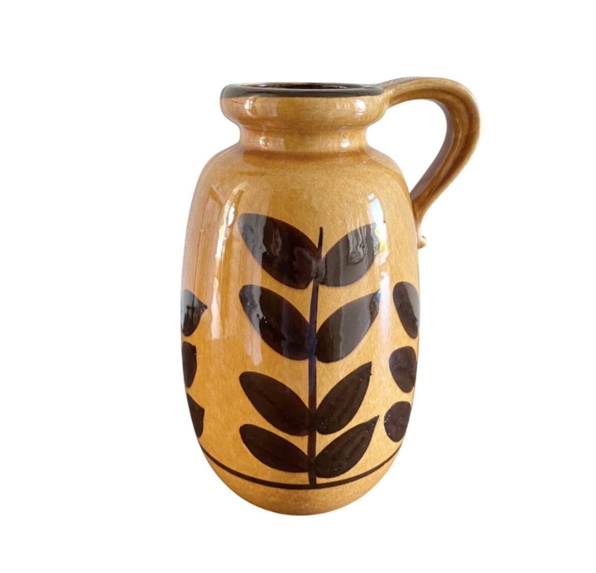 West Germany glazed ceramic vase