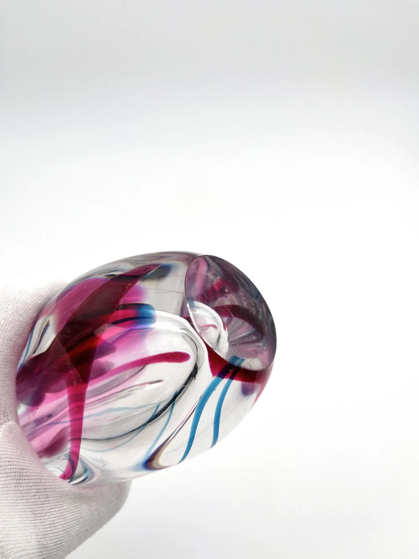 Large Crystal Vase Max Verboeket Kristalunie Maastricht 32cm 1.6kg