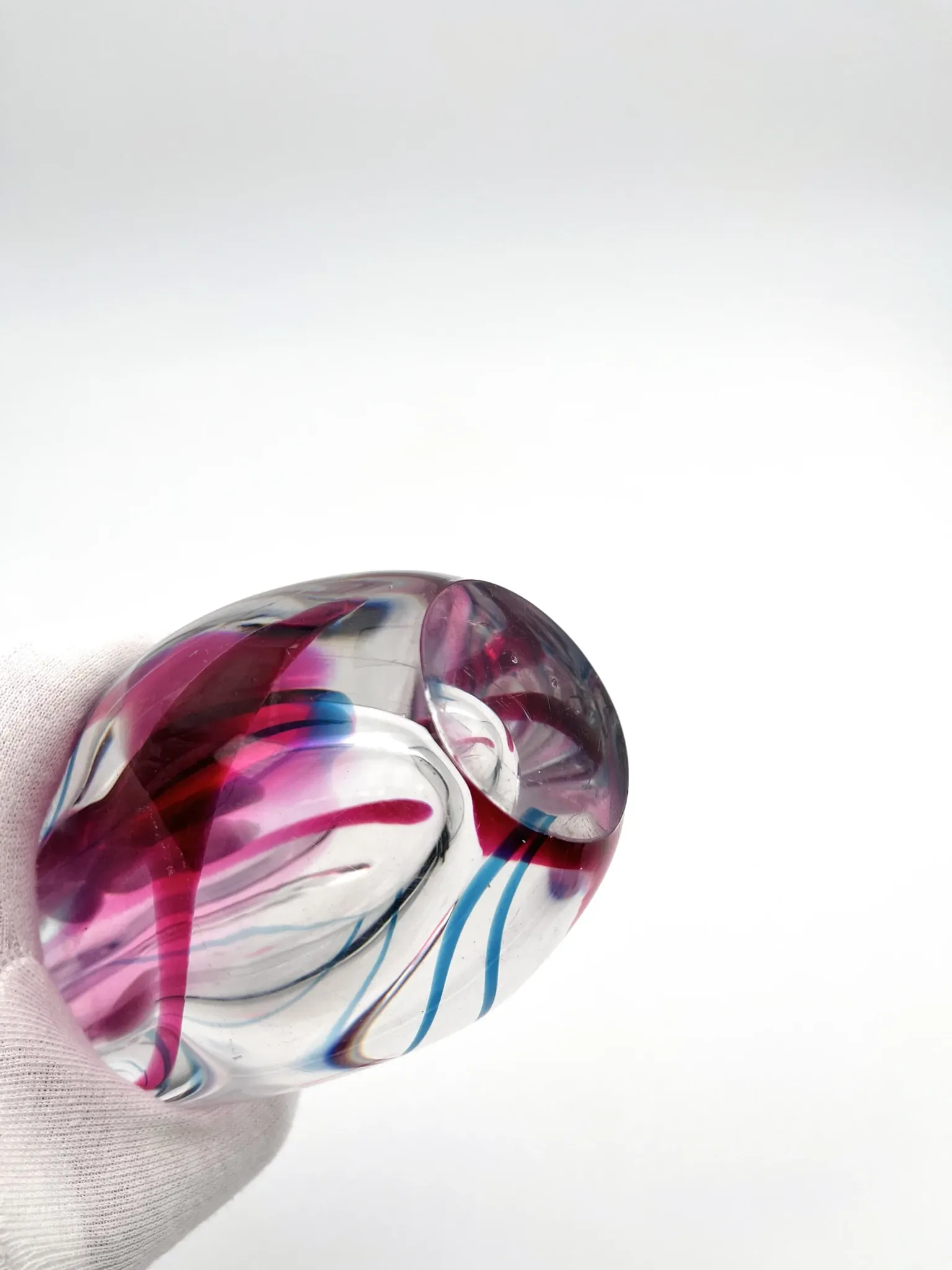 Large Crystal Vase Max Verboeket Kristalunie Maastricht 32cm 1.6kg